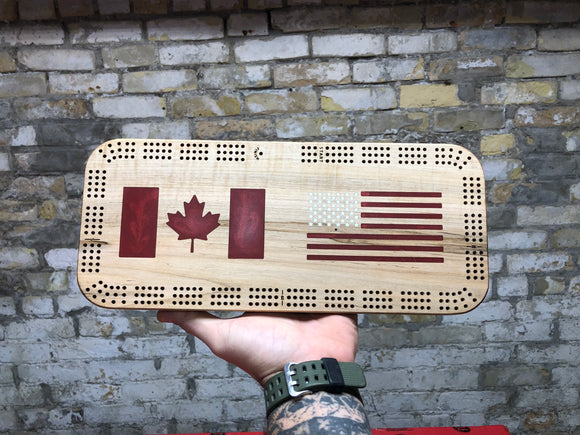 Cribbage Board - Canada/USA